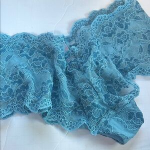 Victoria's Secret lace panties boyshort Blue M